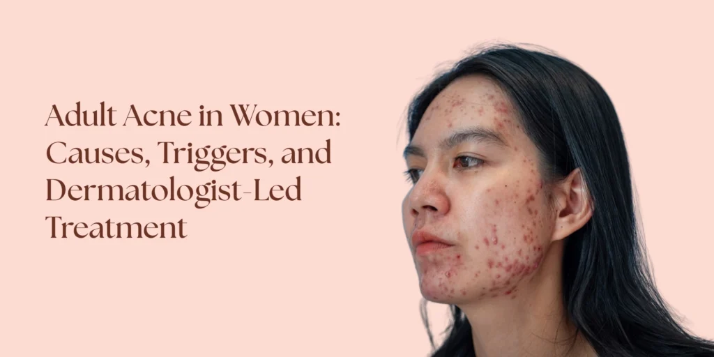 adult acne in women causes triggers and treatment