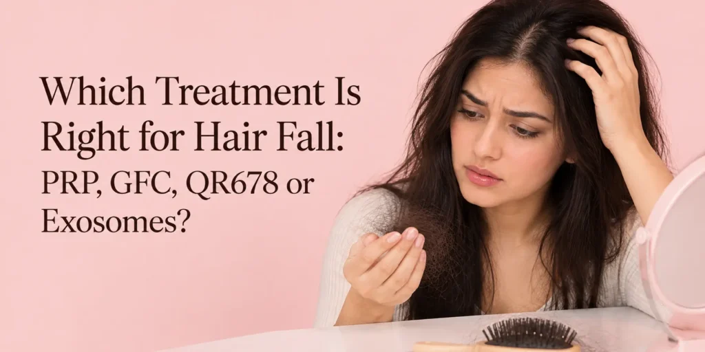 PRP vs GFC vs QR678 vs Exosomes